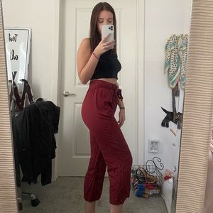 Garnet cropped pants